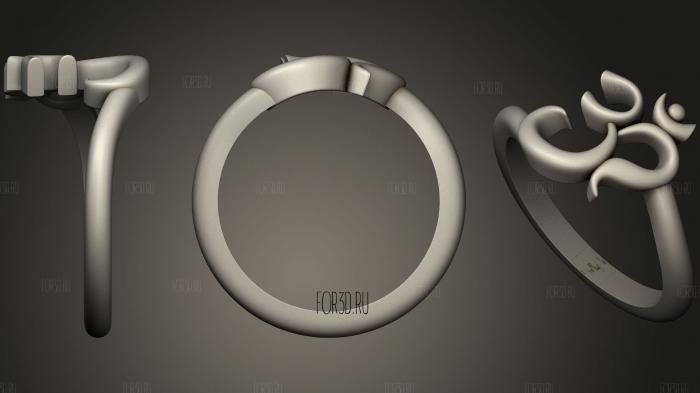 Ring 162 stl model for CNC